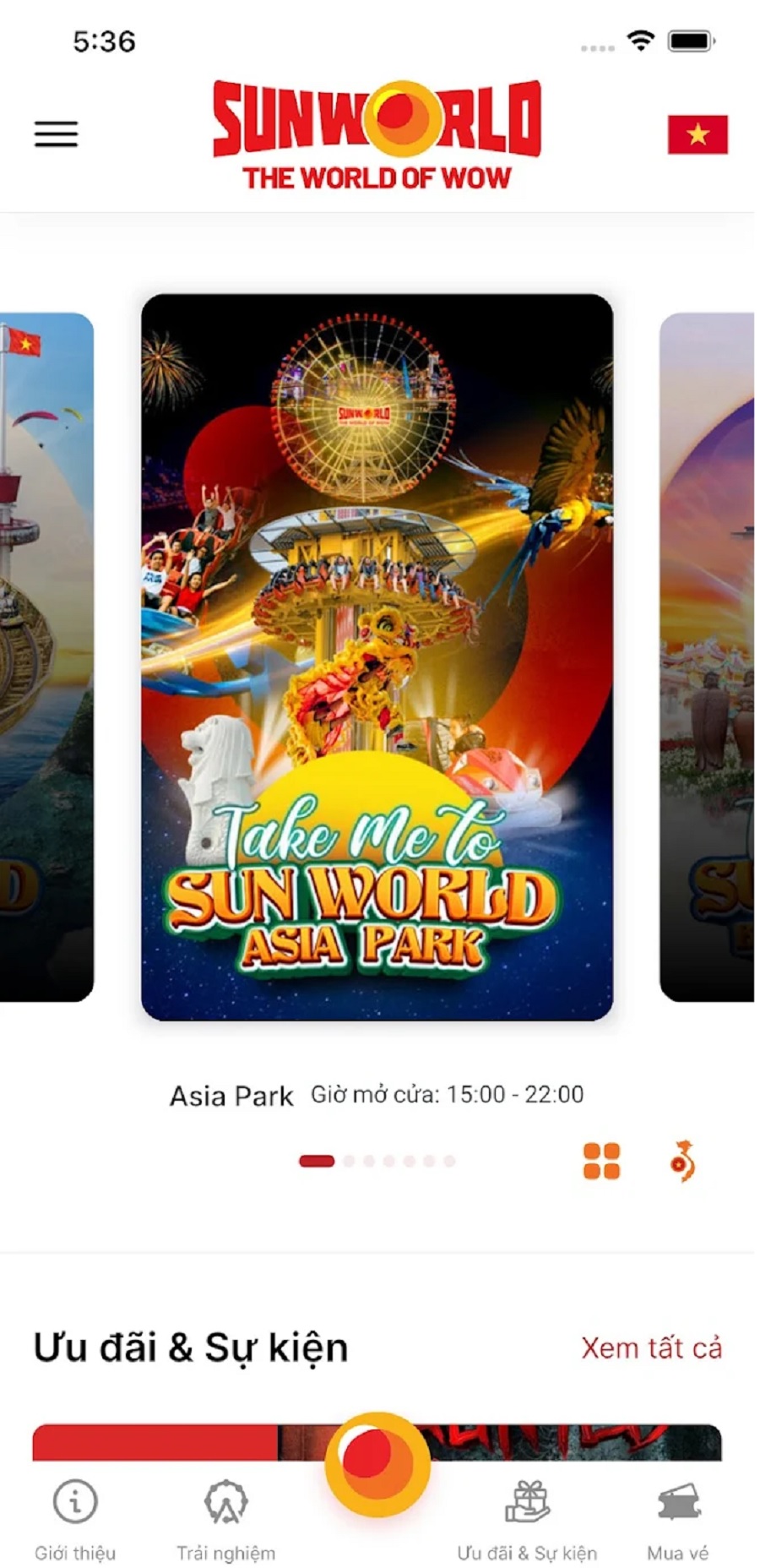 App Sunworld có trên các cửa hàng tại Appstore hay CHplay