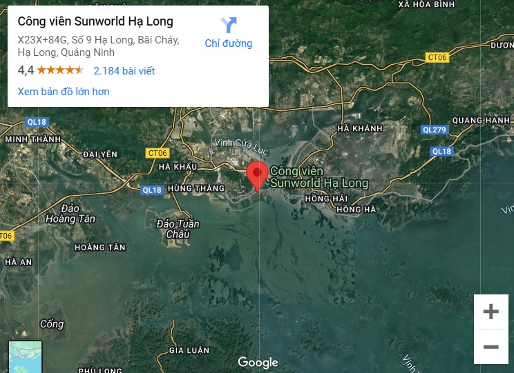 Địa chỉ map Sun World Hạ Long