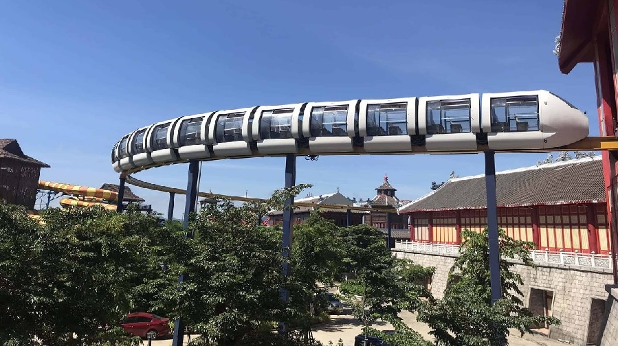 Tàu Monorail Sun World Hạ Long