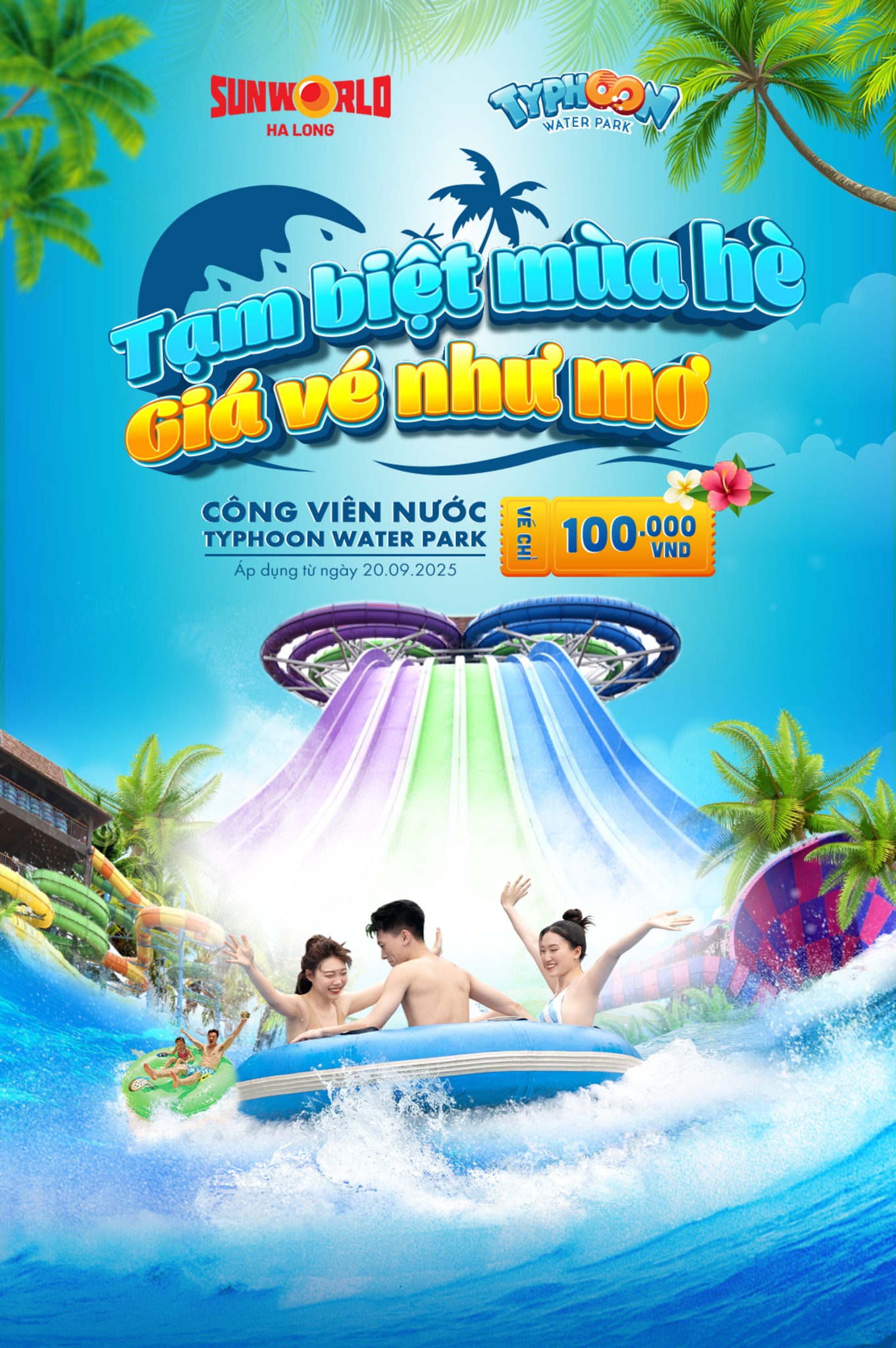 Công viên nước Sun World Hạ Long khuyến mại 100k